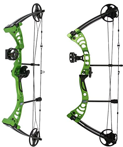 Drake Gecko RTS - 30-55 lbs - Compoundbogen - Farbe: Grün; perfekt für Jugendliche und Erwachsene, EIN echter Hingucker im Bogensport