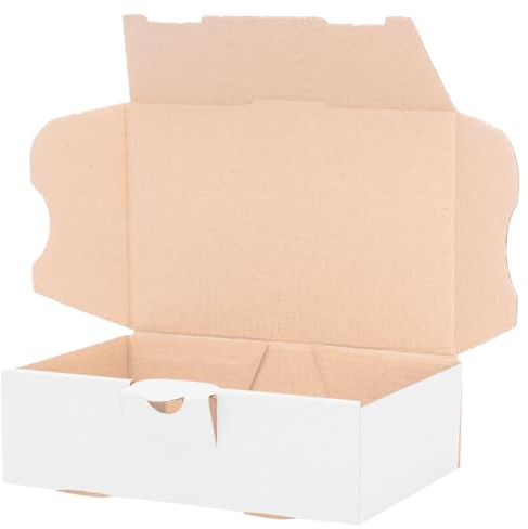 verpacking Maxibrevlådor 160 x 110 x 50 mm vita [storlek och antal valbara] DIN A6 Maxibrev MB-1 fraktkartong för postförsändelser 200 stycken