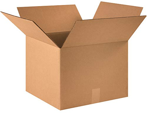 BOX USA Shipping Boxes Medium 16L x 16W x 12H 25-Pack - Corrugated Cardboard Box for Moving, Mailing, Packing, Packaging and Storage