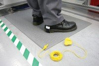 Ergonomische Antistatikmatte COBAstat Grau 0.6m x 0.9m Kit