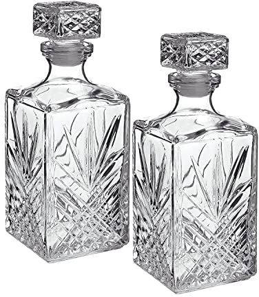 Bormioli Rocco Selecta 33 – 3/113,4 gram decanter con tappo... Decanter 2 Pack
