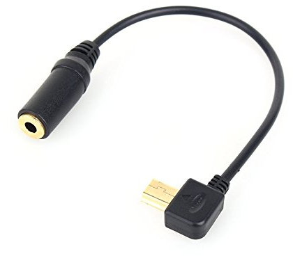 MASUNN Colore Nero Mini Usb A 3,5 Mm Adattatore Microfono Cavo Di Trasferimento Per Gopro Hero 3 3 Plus 4