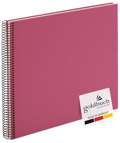 goldbuch 25 608 Spiralalbum Bella Vista, Fotoalbum 35x30x1,5 cm, Fuchsia