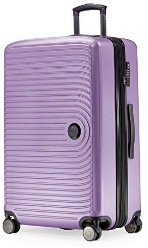 Hauptstadtkoffer Mitte - Großer Hartschalenkoffer, TSA, 4 Rollen, Check-In Gepäck mit 8 cm Volumenerweiterung, 77cm, 130 Liter, Flieder