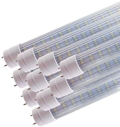 Tube Néon LED 120cm T8 20W (Pack de 10) - Blanc Froid 6000K - 8000K - SILAMP