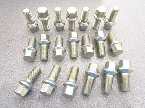 Kit 20 Bulloni Ruota Compatibili Con MERCEDES CLASSE A E R CLS GLA SL Fissaggio Ruote Gomme Cerchi In Lega Farad MADE IN ITALY