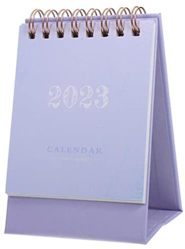 AAPIE Stehender Kalender 2023 Kleiner tragbarer Tischkalender Moderner Tischkalender für Schule und Büro