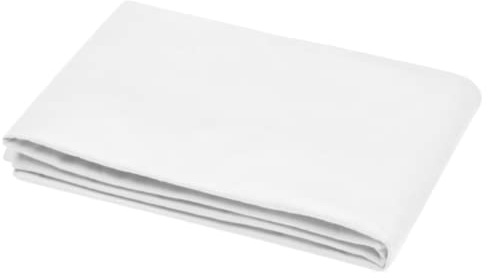 STOF Bettbezug – Größe 260 x 240 cm – 100% Baumwolle Öko-Tex Zertifiziert – Farbe Weiß – Modell Eden – Bettwäsche für Zuhause, ideal für Doppelbett, Queen oder King Size, 2 Personen