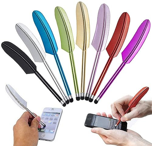 Bessy shop Stylet Stylo,8 pièces Stylets Capacitifs Stylets pour Tablette Stylet capacitif Universel pour Dispositifs d'Écrans Tactiles Universels, Compatibles avec Iphone, Ipad, Tablette