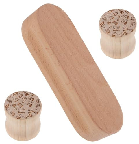 Operitacx 1set Wooden Quilting Tool Tailor Seam Pressing Board Weights for Garment Making Ironing and Pleating