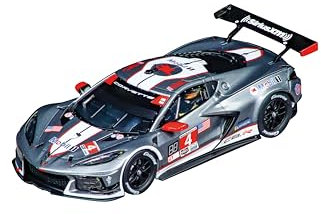 Carrera Evolution - 20027786 Chevrolet Corvette C8.R No.4 | Slotcar Ready to Race | Perfekt für Kinder & Erwachsene | Maßstabsgetreue 1:32 Nachbildung mit Lichtfunktion