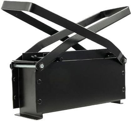 Newspaper Briquette Maker – Paper Log Brick Press Machine for Recycling Newspaper Into Fire Logs, DIY Eco-Friendly Tool for Wood Stoves, Fireplaces, and Home Heating
