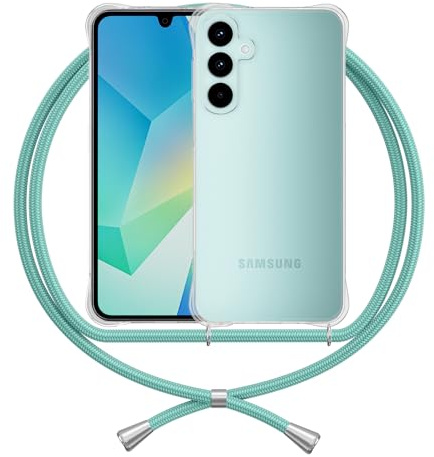 ANFAIRLACE Handykette Hülle Kompatibel mit Samsung Galaxy A16 4G 5G, Grün