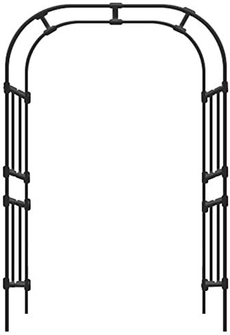 Support d'arche de Mariage Arche de Jardin en Treillis métallique arqué pour rosiers 180 cm Pergola pour Plantes grimpantes Jardin avec Support Arche Treillis pour Plantes d'extérieur