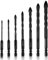 7 Pcs Brocas Porcelanico, 3-12 mm Juego de Brocas para Azulejos con Vástago Hexagonal, Taladro de Vidrio para aAzulejos, Metal, Pared, Ladrillo, Vidrio, Plástico, Madera