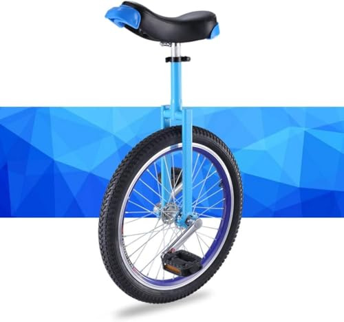 Einrad Für Erwachsene, Einrad Für Erwachsene, Fahrrad Für Erwachsene, Sportwagen, Schloss Aus Aluminiumlegierung, Bequemer Sattel, Verdickte Reifen, Blue, 18inch