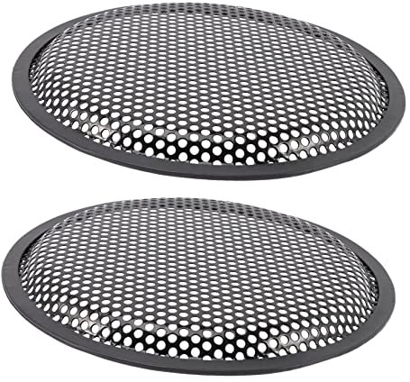 EXCEART 2pièces Protection Haut-Parleur Maille Résistante pour Subwoofer Voiture Et Audio Maison Accessoire Anti-Impact Et Décoratif