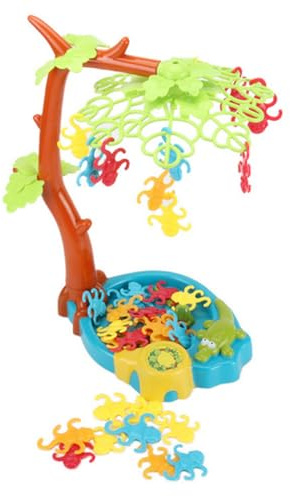 Peosaard Monkey Balancing Toy, 1 Set Monkey Balancing Game Hanging In a Tree Toy Paternity Interactive Desktop Toys for Kids