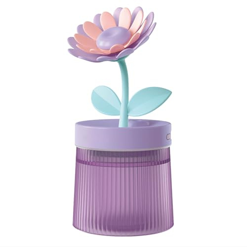 XINYIN Humidificador De Aire Arte Visual Niveles Humedad Programables A Prueba Salpicaduras Aparato Doméstico Bajo Consumo para Humidificar Humidificador Doméstico Portátil