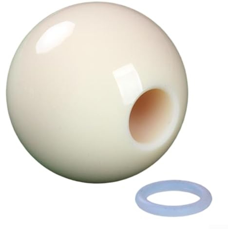 Yuanpgky Balle d'entraînement de billard pour la pratique du billard et du snooker – Outil de visée en résine avec trous de 16 mm et 17 mm de diamètre intérieur, aide à frapper stable pour les