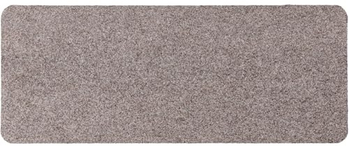 ANRO Smal dörrmatta skor tvättbar Beige 60 x 30 cm | Material: polypropen, halkfri gummibaksida, 5 mm, tvättbar, för inomhus och utomhus