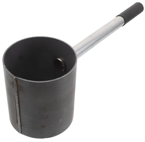 OSALADI Accenditore a Carbonella per Barbecue in Acciaio con Manico Secchio Portatile per Accendifuoco Stufa per Stufa Barbecue Resistente al Calore per Campeggio e Grigliate