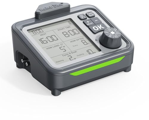 RAINPOINT Sistema de riego automático para hasta 20 plantas en maceta, con cíclico y bebedero Gery