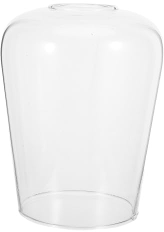 SHINEOFI Abat-jour Cloche en Verre E27, 1,77 Fitter, Remplacement pour Plafonnier, Lustre, Applique Murale, Chambre, Décoration Intérieure