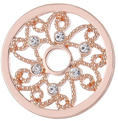Morella Femme Coin Pendentif 33 mm Soleil Cosmique ou Rose