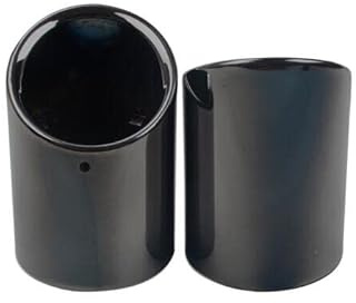 2Pcs Car Stainless Steel Tailpipe Trims Exhaust Muffler Tail Pipe Tip For Cadillac CT6 2016-2023