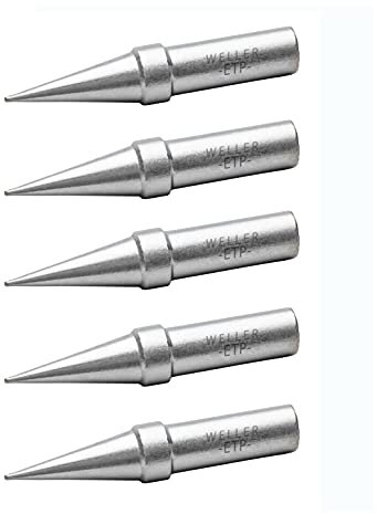 Genuine Weller WE1010 Soldering Tip, Conical, 0.031 / 0.8 mm, 5 PCS