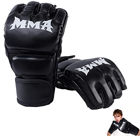Eayoly Boxhandschuhe - Boxhandschuhe für Herren | Firm Suture MMA Handschuhe Sparring Grappling, Hybrid Open Palm Martial Arts Fäustlinge für Männer und Frauen