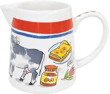 Blond Amsterdam Milchkanne Hollands Glorie, (H)9cm | Keramik, Hollands Glorie Design, Für Milch & Sahne, Mikrowellengeeignet, Handwäsche empfohlen
