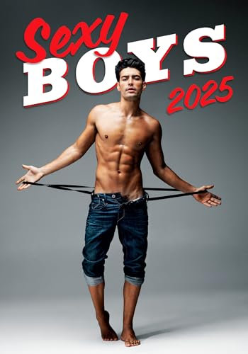 Sexy Boys Kalender 2027 Wandkalender Wall Calendar 31,5 x 45 cm Erotik