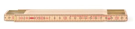 BMI trälänksticka natur, längd: 2 m