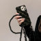 ADKOT Luxury Retro Rhombus Crossbody Lanyard Necklace Chain Phone Case for iphone 11 12 13 14 15 16 Pro Max Soft Cover,A,for iphone 13ProMax