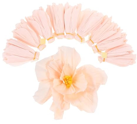 DIYEAH 10stücke Teiliges Große Krepppapierblumen Für Hochzeiten Und Partys Dekorative Blumen Für Diy Dekorationen Zu Hause Garten Umweltfreundlich Und Nachhaltig