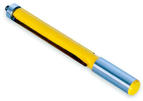 Fresa de mango de carburo sólido ， Broca de corte al ras con hoja larga y vástago de 1/2 Broca de fresado con corte al ras Cojinete de extremo