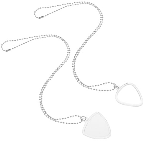 Gatuida Gitarrenplektrum Halter aus Kunststoff und Metall 2 Stück Stilvolles Design mit Tragbarer Aufbewahrung für Zuhause und Übung für Gitarristen