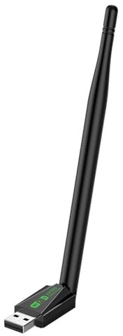 MenYiYDS USB WiFi 6 AX900, Largo Alcance 6dBi Antena WiFi PC, Adaptador Wi-Fi para PC Doble Banda 5GHz 600Mbps + 2.4GHz 286Mbps, Señal Potente Inalámbrico Receptor Wi-Fi USB para Windows 11/10/7
