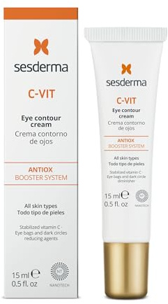 Sesderma | C-VIT Crema para el Contorno de Ojos | Vitamina C | Crema para el Contorno de Ojos | Reduce las bolsas y las ojeras | Crema para el Contorno de Ojos | 15 ml