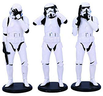 Horror-Shop 3er Pack Three Wise Stormtrooper Figuren