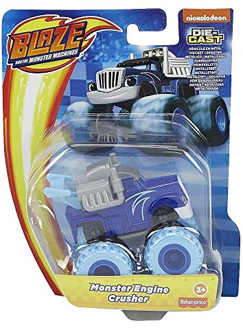 Blaze and The Monster Machines - GWX78 - Metallfordon - Monster Engine Crusher - Die-cast - Ny