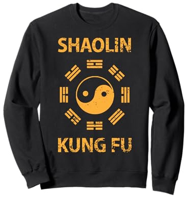 Shaolin Kung Fu - Black Belt Tai Chi Meditating Monk Sweatshirt