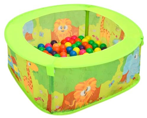vidaXL Bollhav med 50 bollar för barn 75x75x32 cm, uppblåsbart bollhav, bollhav uppblåsbar, barnbollhav, uppblåsbara bollhav, bollhav uppblåsbara