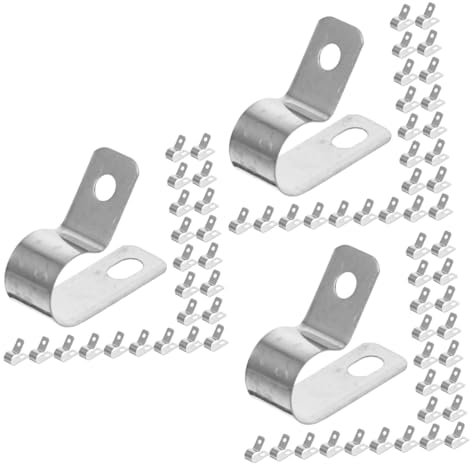 Uonlytech 150stücke Kabelclips Robuste Edelstahl-kabelhalter Für Effektives Kabelmanagement Praktische Drahtklemmen Für Sichere Fixierung Für Büro Und Zuhause