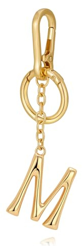 ENSKEFEN Goldener Buchstaben Anfangsbuchstaben Schlüsselanhänger für Damen Personalisierter Alphabet Schlüsselring Stilvoller Handtaschen Anhänger Autoschlüssel Zubehör Schmuck