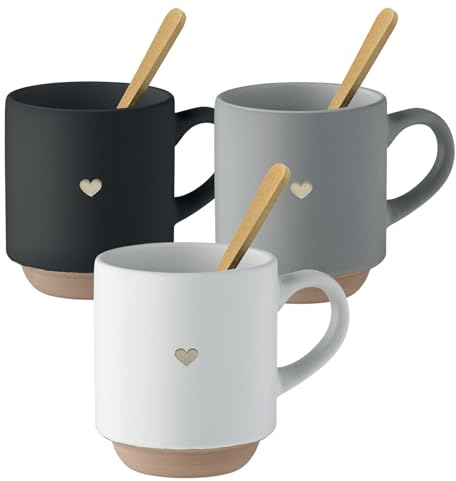 Schönes Geschenk-Set für die Liebsten (nur Tasse mit Löffel)