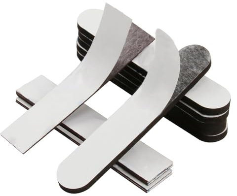 6 Piezas de Bandas Magnéticas Adesivas con Pegamento Fuerte y 6 Reductores de Tamaño para Sombreros Autoadhesivos, Adhesivo para Casi Todos los Objetos Metálicos para Banda Magnética