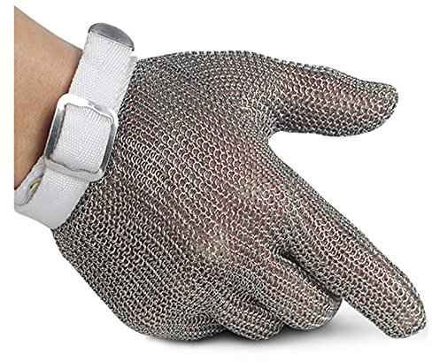 Gants Résistants Aux Coupures, Gants résistants aux coupures, Gants de sécurité avec charnières en Acier Inoxydable, utilisés pour Retirer Les Peaux d'huîtres et découper des Sculptures en Bois, Drag